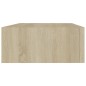 vidaXL Wandregal mit Schublade Eichen-Optik 40x23,5x10 cm MDF vidaXL Wandregal mit Schublade Eichen-Optik 40x23,5x10 cm MDF