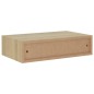 vidaXL Wandregal mit Schublade Eichen-Optik 40x23,5x10 cm MDF vidaXL Wandregal mit Schublade Eichen-Optik 40x23,5x10 cm MDF