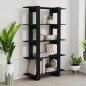 vidaXL Bücherregal/Raumteiler Schwarz 100×30×160 cm vidaXL Bücherregal/Raumteiler Schwarz 100×30×160 cm