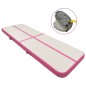 vidaXL Aufblasbare Gymnastikmatte mit Pumpe 400x100x20 cm PVC Rosa vidaXL Aufblasbare Gymnastikmatte mit Pumpe 400x100x20 cm PVC Rosa