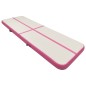 vidaXL Aufblasbare Gymnastikmatte mit Pumpe 400x100x20 cm PVC Rosa vidaXL Aufblasbare Gymnastikmatte mit Pumpe 400x100x20 cm PVC Rosa