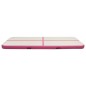 vidaXL Aufblasbare Gymnastikmatte mit Pumpe 400x100x20 cm PVC Rosa vidaXL Aufblasbare Gymnastikmatte mit Pumpe 400x100x20 cm PVC Rosa