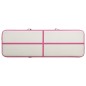 vidaXL Aufblasbare Gymnastikmatte mit Pumpe 400x100x20 cm PVC Rosa vidaXL Aufblasbare Gymnastikmatte mit Pumpe 400x100x20 cm PVC Rosa