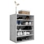 vidaXL Schuhschrank Betongrau 60x35x70 cm Holzwerkstoff vidaXL Schuhschrank Betongrau 60x35x70 cm Holzwerkstoff