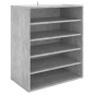 vidaXL Schuhschrank Betongrau 60x35x70 cm Holzwerkstoff vidaXL Schuhschrank Betongrau 60x35x70 cm Holzwerkstoff