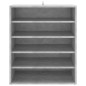 vidaXL Schuhschrank Betongrau 60x35x70 cm Holzwerkstoff vidaXL Schuhschrank Betongrau 60x35x70 cm Holzwerkstoff