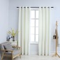 vidaXL Verdunkelungsvorhänge mit Ösen 2 Stk. Samt Creme 140x245 cm vidaXL Verdunkelungsvorhänge mit Ösen 2 Stk. Samt Creme 140x245 cm