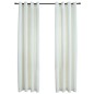 vidaXL Verdunkelungsvorhänge mit Ösen 2 Stk. Samt Creme 140x245 cm vidaXL Verdunkelungsvorhänge mit Ösen 2 Stk. Samt Creme 140x245 cm
