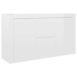 vidaXL Sideboard Hochglanz-Weiß 120x36x69 cm Holzwerkstoff