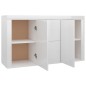 vidaXL Sideboard Hochglanz-Weiß 120x36x69 cm Holzwerkstoff vidaXL Sideboard Hochglanz-Weiß 120x36x69 cm Holzwerkstoff