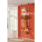 vidaXL Teleskop-Garderobe mit Regalen Aluminium vidaXL Teleskop-Garderobe mit Regalen Aluminium