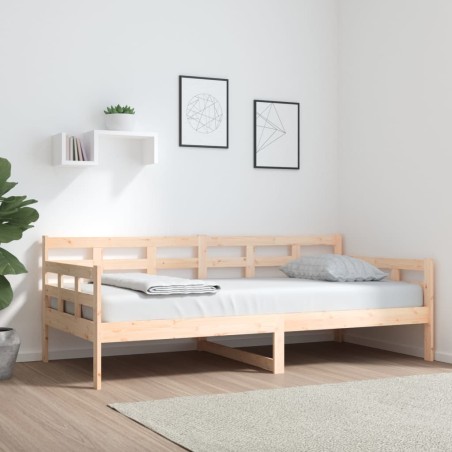vidaXL Tagesbett Massivholz Kiefer 90x190 cm