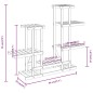 vidaXL Blumenständer 95x25x96 cm Massivholz Tanne vidaXL Blumenständer 95x25x96 cm Massivholz Tanne
