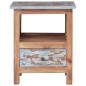 vidaXL Nachttisch 41x30x50 cm Altholz Massiv vidaXL Nachttisch 41x30x50 cm Altholz Massiv