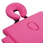 vidaXL Massageliege Klappbar 2-Zonen mit Aluminiumgestell Rosa vidaXL Massageliege Klappbar 2-Zonen mit Aluminiumgestell Rosa