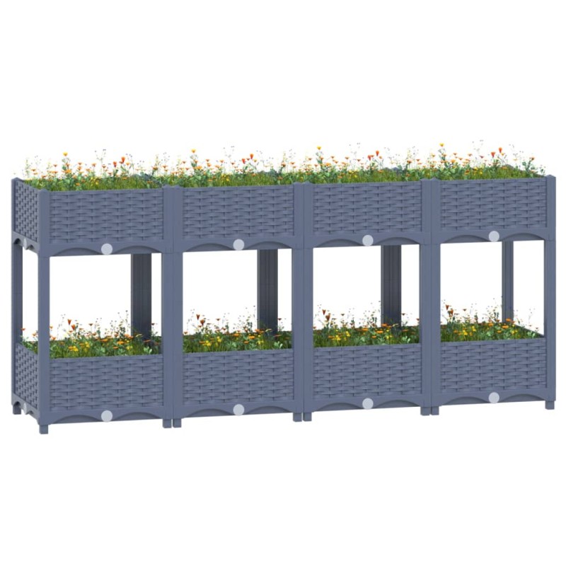vidaXL Hochbeet 160x40x71 cm Polypropylen vidaXL Hochbeet 160x40x71 cm Polypropylen