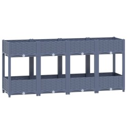 vidaXL Hochbeet 160x40x71 cm Polypropylen