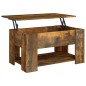 vidaXL Couchtisch Räuchereiche 79x49x41 cm Holzwerkstoff vidaXL Couchtisch Räuchereiche 79x49x41 cm Holzwerkstoff