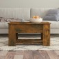 vidaXL Couchtisch Räuchereiche 79x49x41 cm Holzwerkstoff vidaXL Couchtisch Räuchereiche 79x49x41 cm Holzwerkstoff