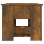 vidaXL Couchtisch Räuchereiche 79x49x41 cm Holzwerkstoff vidaXL Couchtisch Räuchereiche 79x49x41 cm Holzwerkstoff
