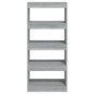 vidaXL Bücherregal/Raumteiler Grau Sonoma 60x30x135 cm Holzwerkstoff vidaXL Bücherregal/Raumteiler Grau Sonoma 60x30x135 cm Holzwerkstoff