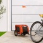 vidaXL Fahrradanhänger Hunde Orange und Schwarz Oxford-Gewebe & Eisen vidaXL Fahrradanhänger Hunde Orange und Schwarz Oxford-Gewebe & Eisen