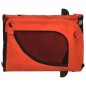vidaXL Fahrradanhänger Hunde Orange und Schwarz Oxford-Gewebe & Eisen vidaXL Fahrradanhänger Hunde Orange und Schwarz Oxford-Gewebe & Eisen