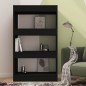 vidaXL Bücherregal/Raumteiler Schwarz 60x30x103 cm Holzwerkstoff vidaXL Bücherregal/Raumteiler Schwarz 60x30x103 cm Holzwerkstoff