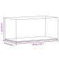 vidaXL Vitrine Transparent 30x15x14 cm Acryl vidaXL Vitrine Transparent 30x15x14 cm Acryl