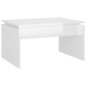 vidaXL Couchtisch Hochglanz-Weiß 68x50x38 cm Holzwerkstoff vidaXL Couchtisch Hochglanz-Weiß 68x50x38 cm Holzwerkstoff