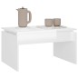 vidaXL Couchtisch Hochglanz-Weiß 68x50x38 cm Holzwerkstoff vidaXL Couchtisch Hochglanz-Weiß 68x50x38 cm Holzwerkstoff
