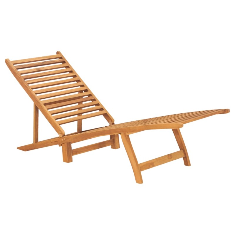 vidaXL Sonnenliege Massivholz Teak vidaXL Sonnenliege Massivholz Teak