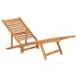 vidaXL Sonnenliege Massivholz Teak vidaXL Sonnenliege Massivholz Teak