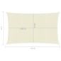 vidaXL Sonnensegel 160 g/m² Creme 2x4,5 m HDPE vidaXL Sonnensegel 160 g/m² Creme 2x4,5 m HDPE