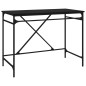 vidaXL Schreibtisch Schwarz 100x50x75 cm Holzwerkstoff und Eisen vidaXL Schreibtisch Schwarz 100x50x75 cm Holzwerkstoff und Eisen