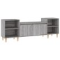 vidaXL TV-Schrank Grau Sonoma 160x35x55 cm Holzwerkstoff vidaXL TV-Schrank Grau Sonoma 160x35x55 cm Holzwerkstoff