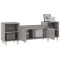 vidaXL TV-Schrank Grau Sonoma 160x35x55 cm Holzwerkstoff vidaXL TV-Schrank Grau Sonoma 160x35x55 cm Holzwerkstoff