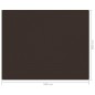 vidaXL Zeltteppich 400x500 cm Braun vidaXL Zeltteppich 400x500 cm Braun