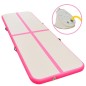 vidaXL Aufblasbare Gymnastikmatte mit Pumpe 600x100x10 cm PVC Rosa vidaXL Aufblasbare Gymnastikmatte mit Pumpe 600x100x10 cm PVC Rosa