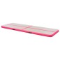 vidaXL Aufblasbare Gymnastikmatte mit Pumpe 600x100x10 cm PVC Rosa vidaXL Aufblasbare Gymnastikmatte mit Pumpe 600x100x10 cm PVC Rosa