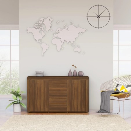 vidaXL Sideboard Braun Eichen-Optik 120x36x69 cm Holzwerkstoff