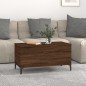 vidaXL Couchtisch Braun Eichen-Optik 90x44,5x45 cm Holzwerkstoff vidaXL Couchtisch Braun Eichen-Optik 90x44,5x45 cm Holzwerkstoff