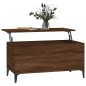 vidaXL Couchtisch Braun Eichen-Optik 90x44,5x45 cm Holzwerkstoff vidaXL Couchtisch Braun Eichen-Optik 90x44,5x45 cm Holzwerkstoff