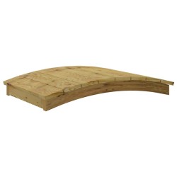 vidaXL Gartenbrücke 110x74 cm Massivholz imprägniert Kiefer