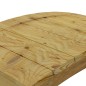 vidaXL Gartenbrücke 110x74 cm Massivholz imprägniert Kiefer vidaXL Gartenbrücke 110x74 cm Massivholz imprägniert Kiefer