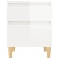 vidaXL Nachttische 2 Stk. Hochglanz-Weiß 40x35x50 cm vidaXL Nachttische 2 Stk. Hochglanz-Weiß 40x35x50 cm