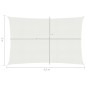 vidaXL Sonnensegel 160 g/m² Weiß 3x4,5 m HDPE vidaXL Sonnensegel 160 g/m² Weiß 3x4,5 m HDPE