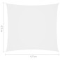 vidaXL Sonnensegel Oxford-Gewebe Quadratisch 4,5x4,5 m Weiß vidaXL Sonnensegel Oxford-Gewebe Quadratisch 4,5x4,5 m Weiß