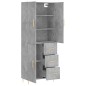 vidaXL Highboard Betongrau 69,5x34x180 cm Holzwerkstoff vidaXL Highboard Betongrau 69,5x34x180 cm Holzwerkstoff