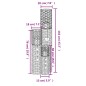 vidaXL Kerzenhalter 3 Stk. Grau Korbweide vidaXL Kerzenhalter 3 Stk. Grau Korbweide